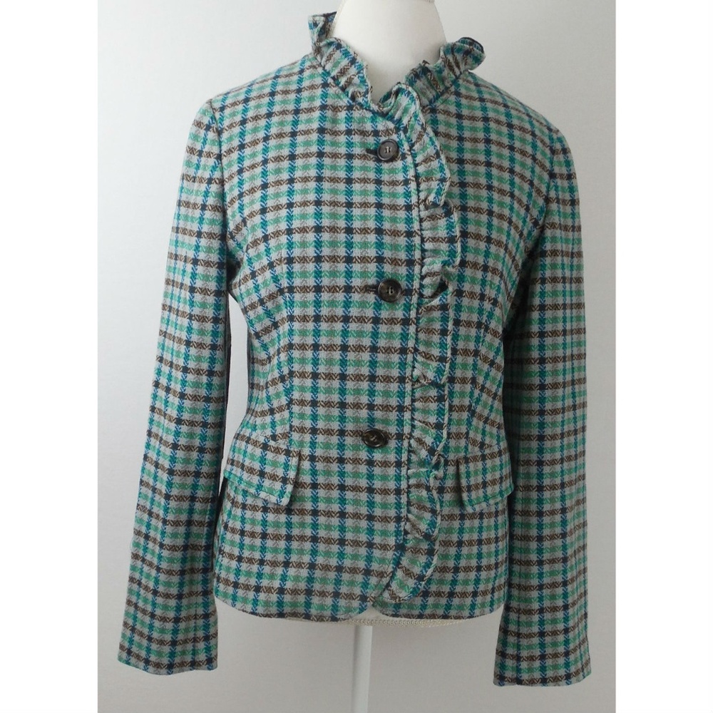 Talbots Plaid Wool Jacket